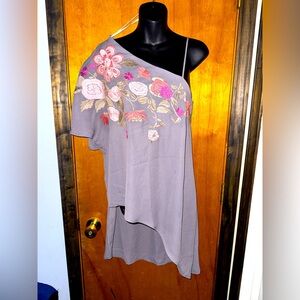 Nwt embroidered top from the buckle size small